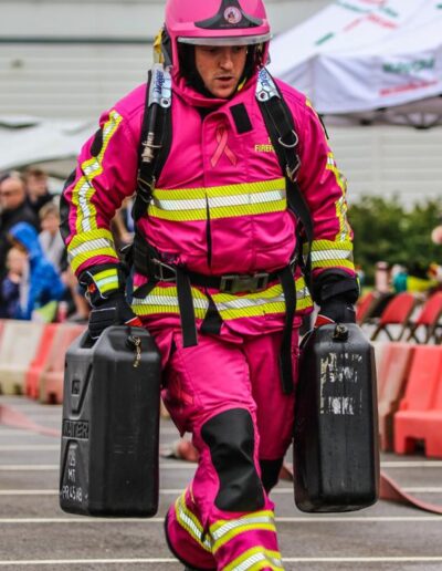 Welsh firefighter challenge